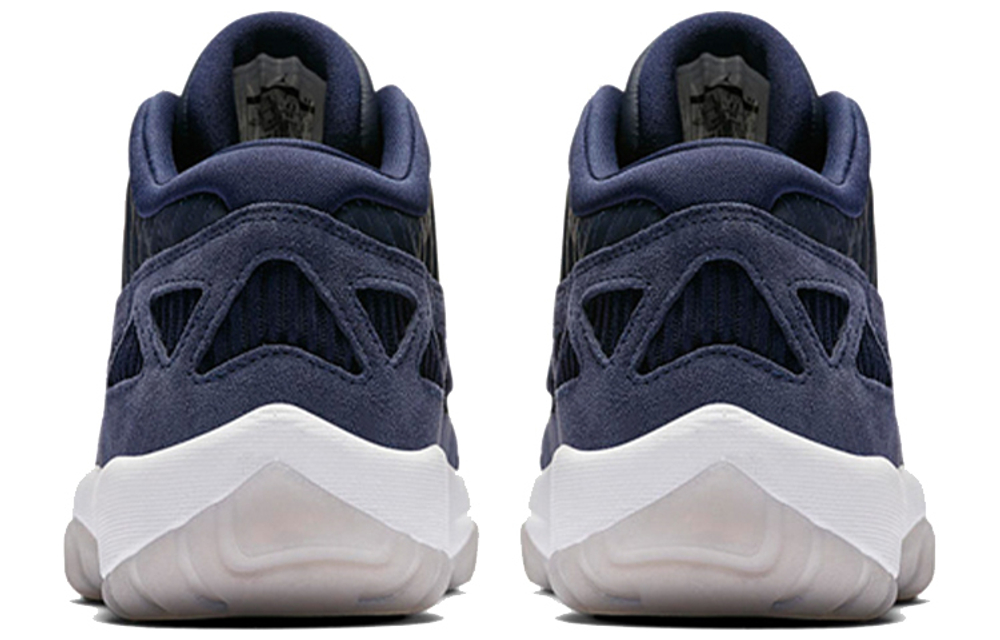 Jordan Air Jordan 11 Retro Low IE Obsidian shock absorption non-slip low-cut retro basketball shoes men and women the same Obsidian