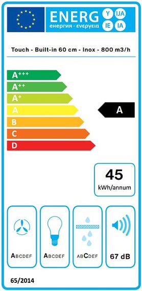 Вытяжка Falmec VIRGOLA TOUCH 60