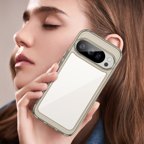 Противоударный чехол для смартфона Google Pixel 10 и 10 Pro, усиленные защитные рамки серого цвета