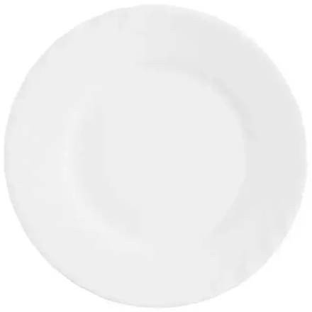 Тарелка «Трианон» пирожковая стекло D=150,H=15мм белый