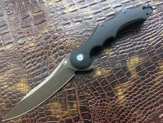 Складной нож Reptilian Рейв-02 c клинком из стали 9Cr18MoV, рукоять G10