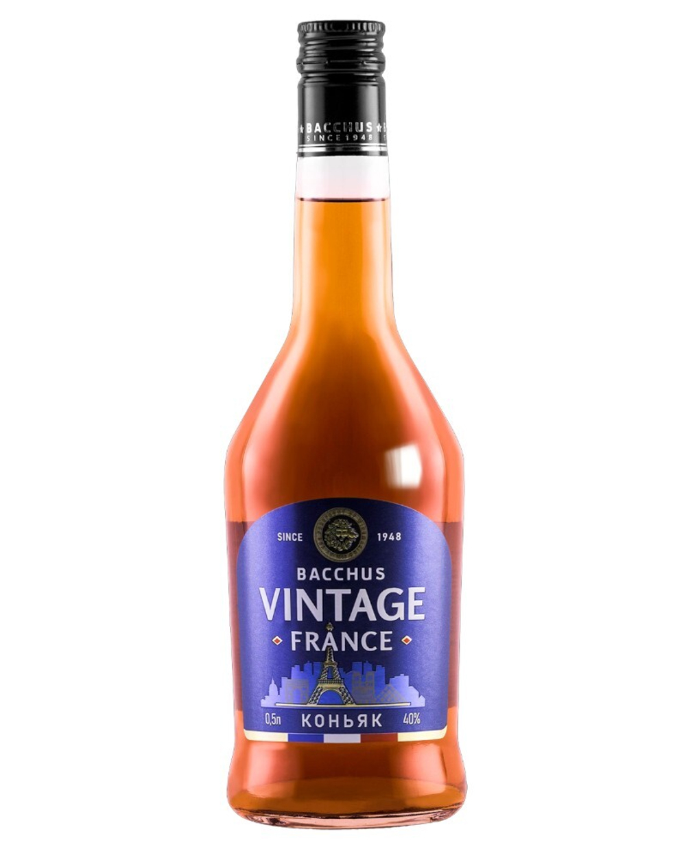 Коньяк Трехлетний Bacchus Vintage France 0.5