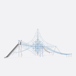 Пространственная канатная конструкция «PY-00.35» для уличных игровых площадок