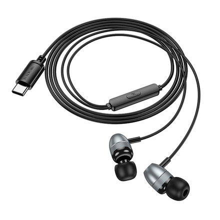 Наушники с микрофоном BOROFONE BM95 Type-C (серый-метал)