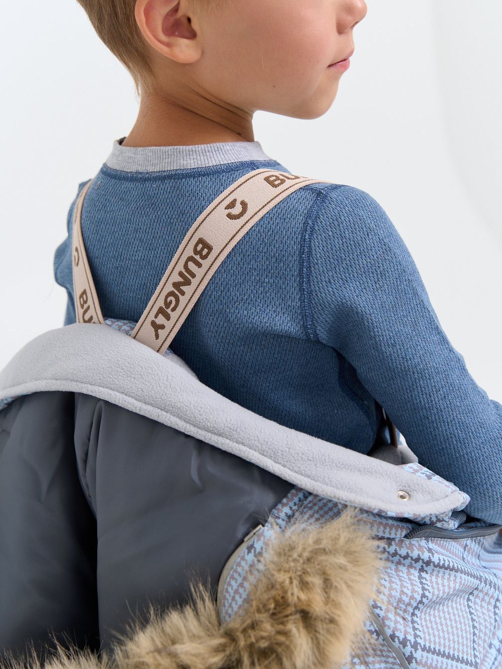 Комбинезон зимний ретро "Голубой"