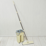 Набор для уборки "Селфи" (ведро с отжимом 5л, швабра, две насадки)