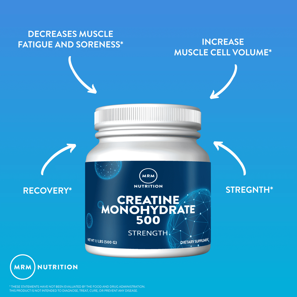 MRM Nutrition, Моногидрат креатина 500, 500 г (1,1 фунта)