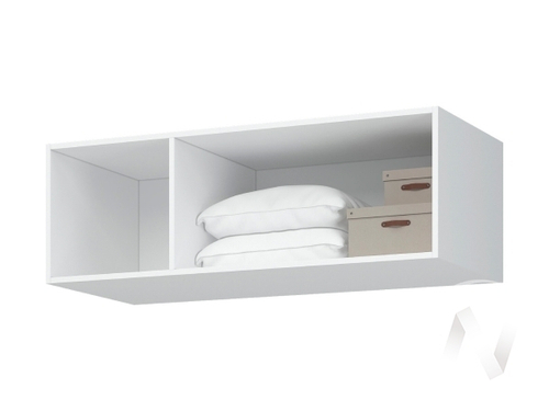 Антресоль 1200 АН-02 Лион (белый/белый)