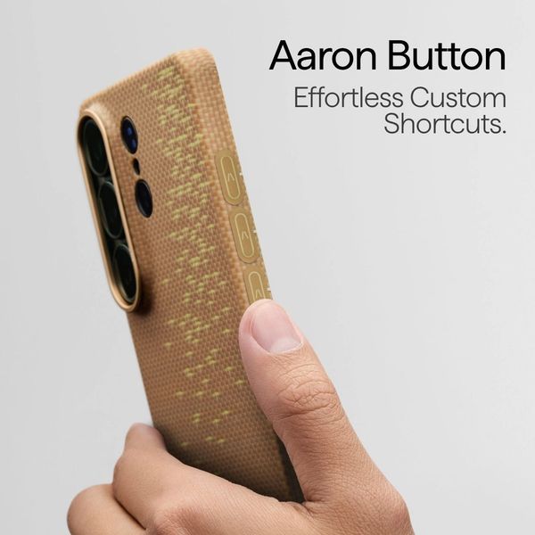 Чехол Pitaka Edge Case для Samsung S26 Ultra, Золотой блик | Golden Glint