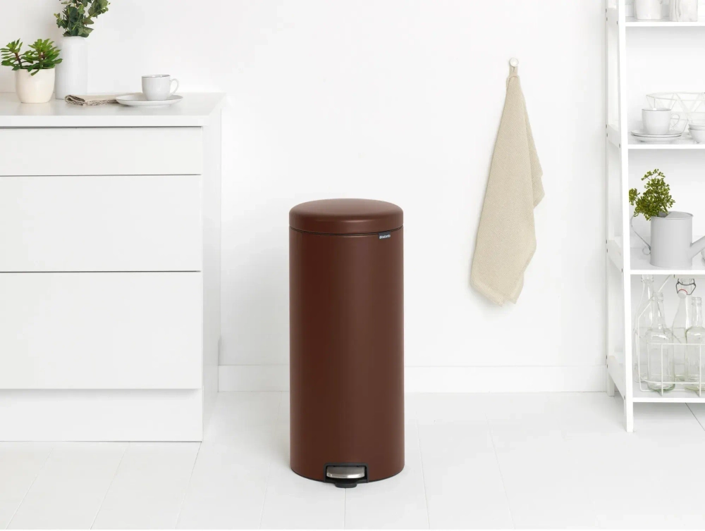 Brabantia Контейнер для мусора NewIcon 30л Mineral Cosy Brown