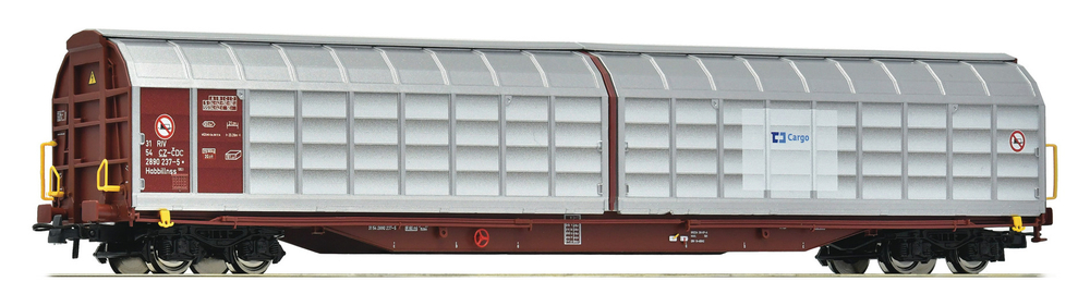 Вагон с раздвижными стенками типа Habbillss CD Cargo, VI