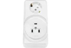 Разъем Bylectrica РШ-32 +1 с заземлением розетка белый 40645