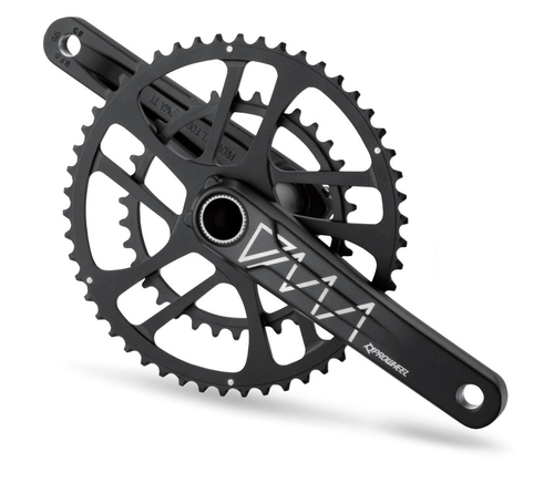 Система Prowheel GRAVEL 2x(10/11S) 50-34T, алюм, 175, алюм, Chainline 46, интегр. вал, черн.