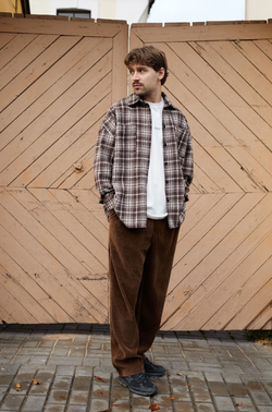 Брюки "Velvet" коричневые