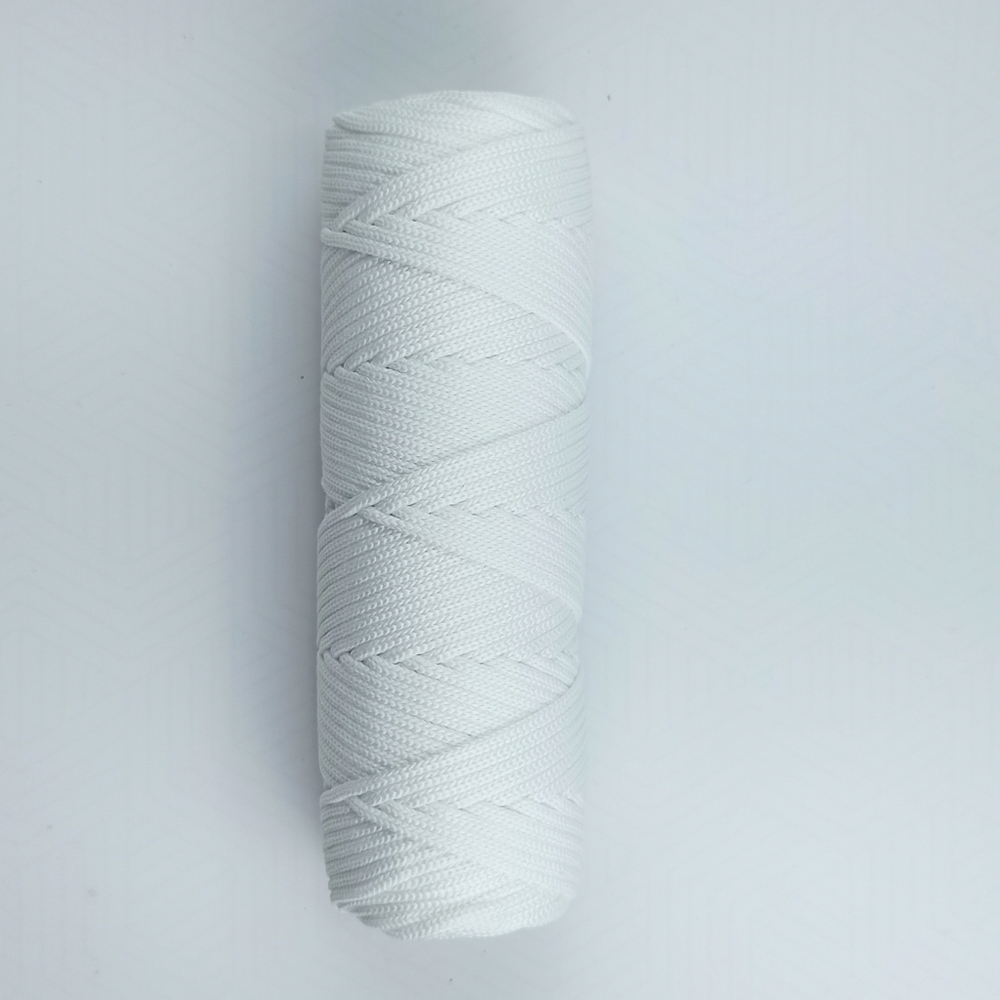 Полиэфирный шнур круглый 3 мм Белый