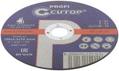 Диск отрезной по металлу Т41-150х2,5х22,2, 10/50/200, Cutop Profi CUTOP 39986т