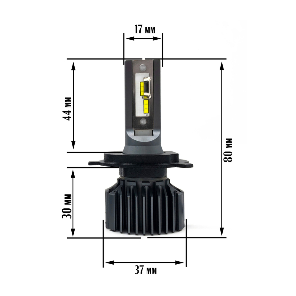 Cветодиодные лампы Sariti F6 H4 6000K,12V