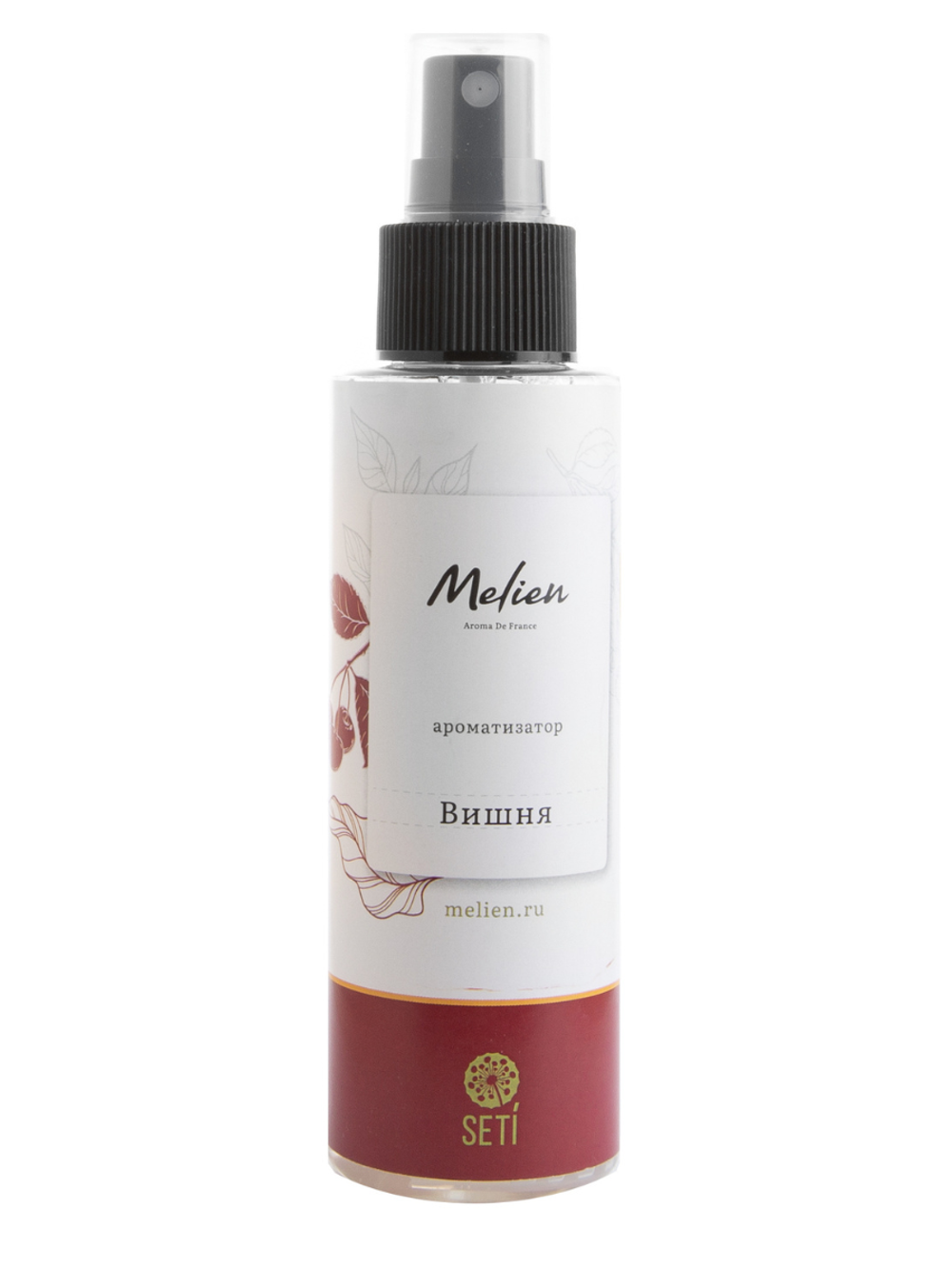 MELIEN - АРОМАТИЗАТОР С КНОПОЧНЫМ РАСПЫЛИТЕЛЕМ ВИШНЯ, 100 МЛ