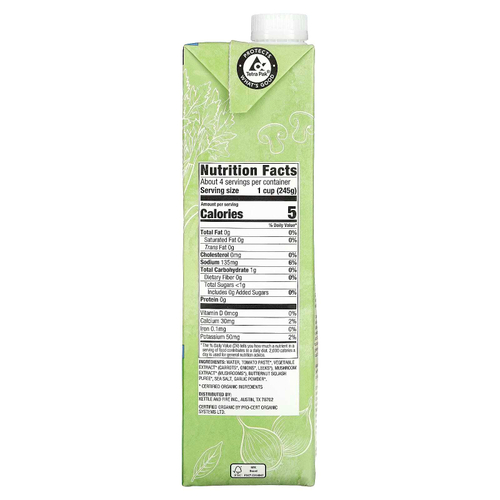 Kettle & Fire, овощной бульон, 907 г (32 унции)