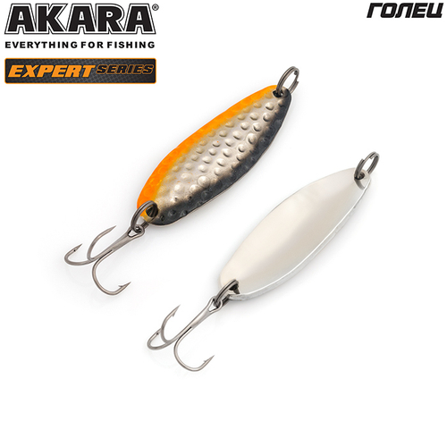 Блесна колеб. Akara Expert Голец 60 мм 18 гр. 21/SIL