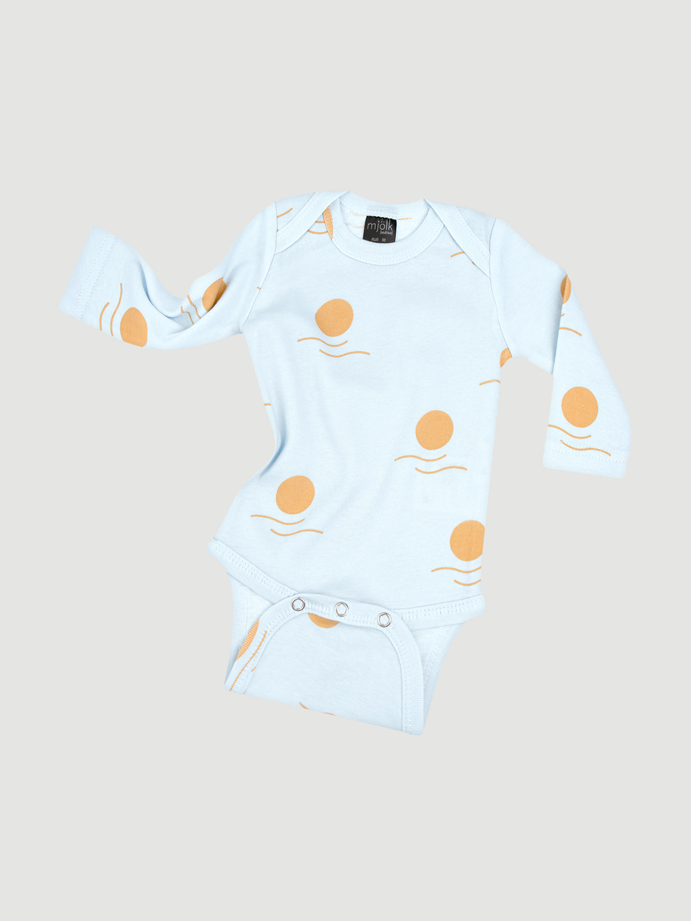 Боди Mjölk Новый день с длинным рукавом