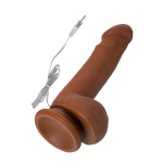 Коричневый вибратор-реалистик 19см ToyFa RealStick Elite Mulatto Mr Lopez 981104-1