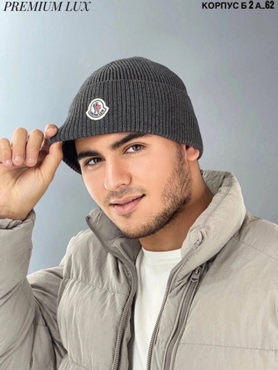 Нашивка РЕЗИНА moncler белая с черным