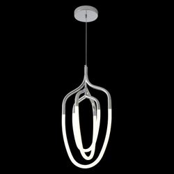 Светильник подвесной Crystal Lux PERA SP50W LED CHROME