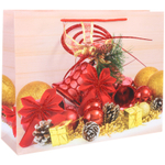 Пакет подарочный «Новогодние шары» 40*55*15 см