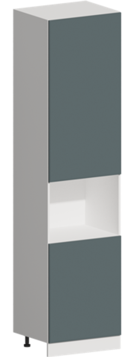 Кухня Модуль ШП 600Н Графит / Бирюзовая мята