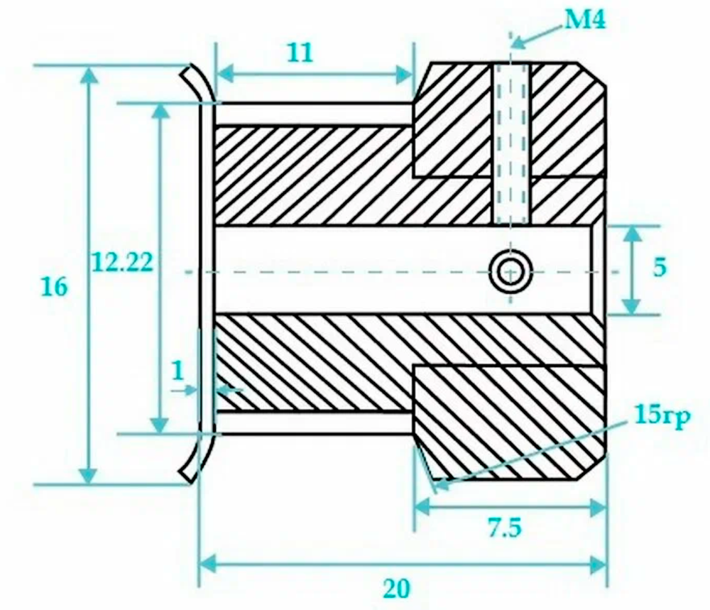 Шкив GT2 16 для ремня (Start)
