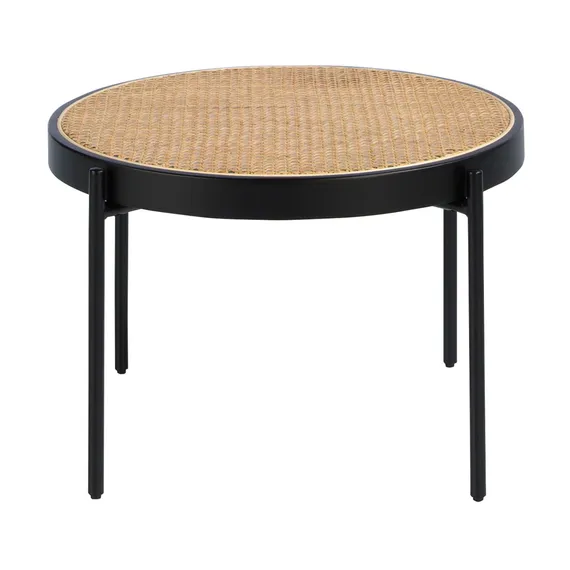 Журнальный столик Angel Cerda 2111 из ротанга и стали