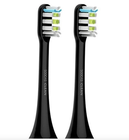 Насадка (2шт) для зубной щетки Xiaomi Soocare X3 (BH01 B) черный