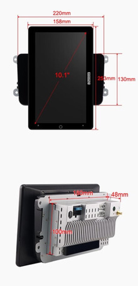 Магнитола Volkswagen T5, T6, Tiguan, Passat, Polo, Jetta, Amarok, Golf и др. - Carmedia OL-1904-2D-D поворотный экран 10" на Android 10, ТОП Процессор, 4Гб-64Гб, 4G SIM-слот