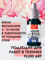 Жидкая акриловая краска LIQUID ACRYLIC «Бриллиантово-синий»