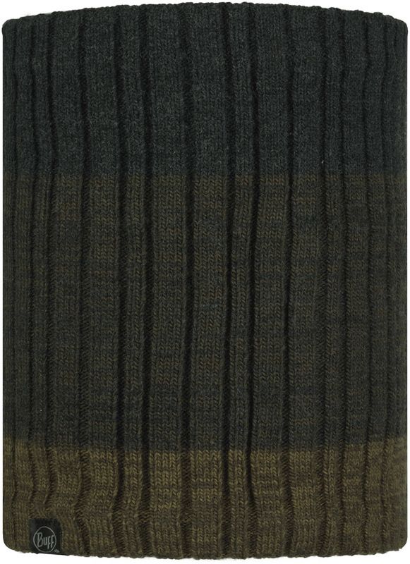 Вязаный шарф-труба с флисом Buff Neckwarmer Knitted Polar Igor Graphite Фото 1