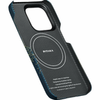 Карбоновый чехол для iPhone 15 Pro Pitaka Milky Way Galaxy