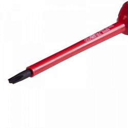 KING TONY (147E0104) Отвертка комбинированная Slotted/Phillips №1, 100 мм, диэлектрическая