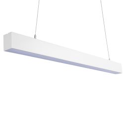 ULO-K10D 25W-4000K-L100 IP40 WHITE Светильник линейный светодиодный подвесной. Белый свет 4000K. 2800Лм. Алюминий. Цвет белый. TM Uniel