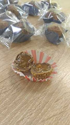 Капсульные конфеты с карамелью в бельгийском шоколаде