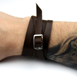 Кожаный браслет TRONIN AM-106BR+