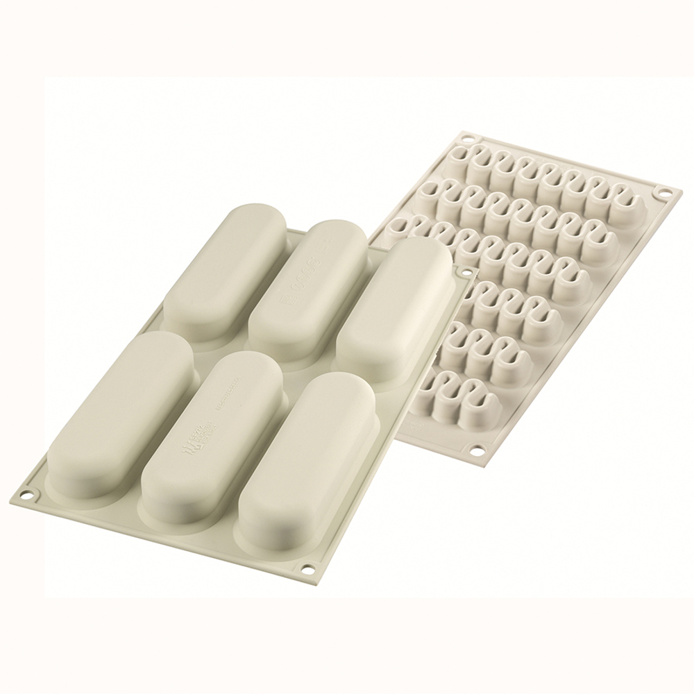 Набор из 2 силиконовых форм для приготовления эклеров Pop Eclair Silikomart