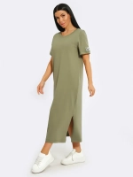 Платье хлопок однотон большие размеры