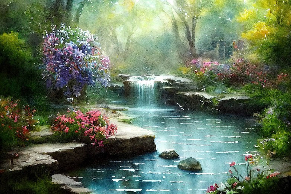 Природа №36 Фотообои и Фрески ручной работы