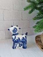 Козлёнок фигурка гжель