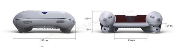 Надувной катамаран Ротан 460