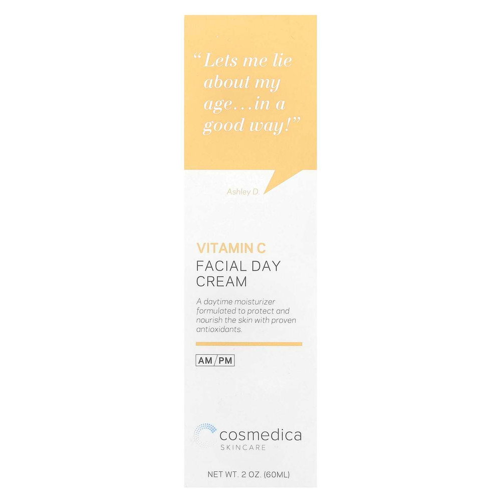 Cosmedica Skincare, Дневной крем для лица с витамином C, 2 унции (60 мл)
