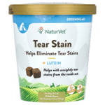 NaturVet, Tear Stain + лютеин, для собак и кошек, 70 жевательных таблеток, 154 г (5,4 унции)