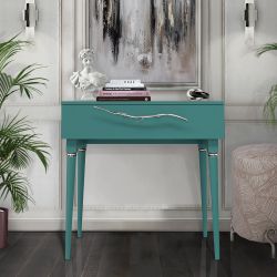 Консоль Арт Колор matte Классик Сильвер Пастельно-синий матовый