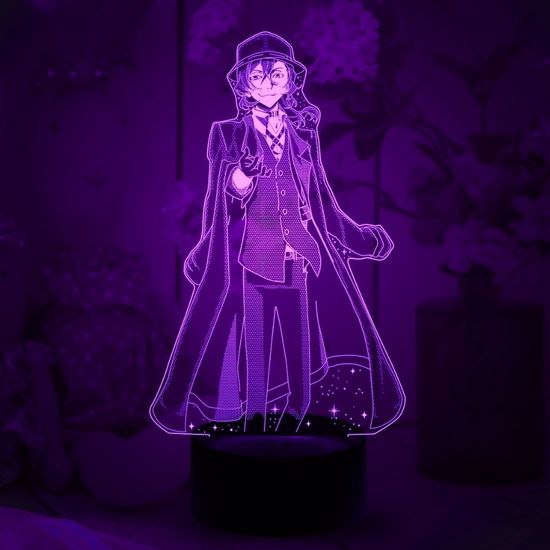 3D лампа Великий Из Бродячих Псов. Чуя Накахара